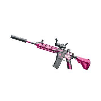 Автомат на орбізах М416 електричний 7.4V Pink Rabbit Graffiti G840-5 34495 фото
