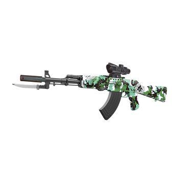 Автомат на орбізах АК47 електричний 7.4V Green Camo G700-2C 34503 фото