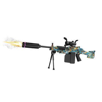 Кулемет на орбізах М249 Super High Speed електричний 7.4V Digital Graffiti G690-2W 34509 фото