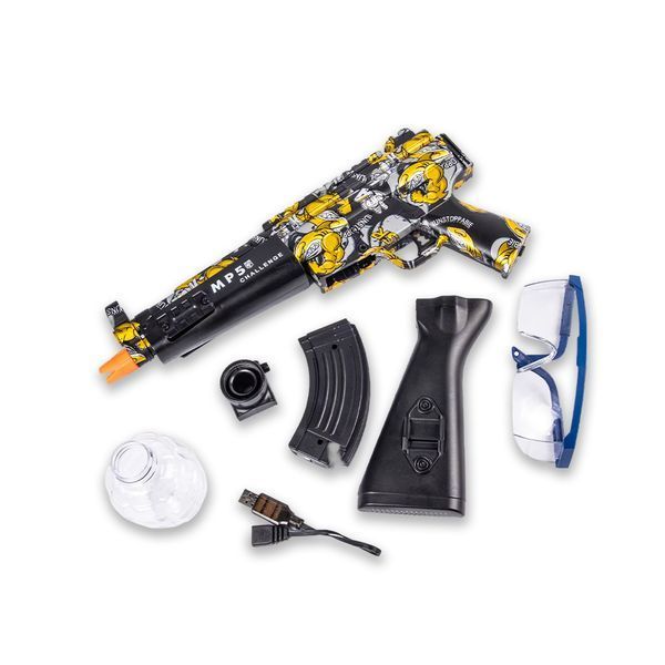 Автомат на орбізах MP5 High Speed електричний 7.4V Yellow Street Graffiti G929-3 34686 фото
