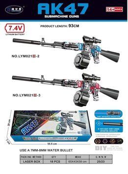 Автомат на орбізах AK47 автоматичний 7.4V Azure Graffiti (LYM021B-2-3) 34473 фото